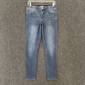 Democracy Absolution Jeans Women's 6 Blue Stretch Skinny Mid Rise Denim Ankle